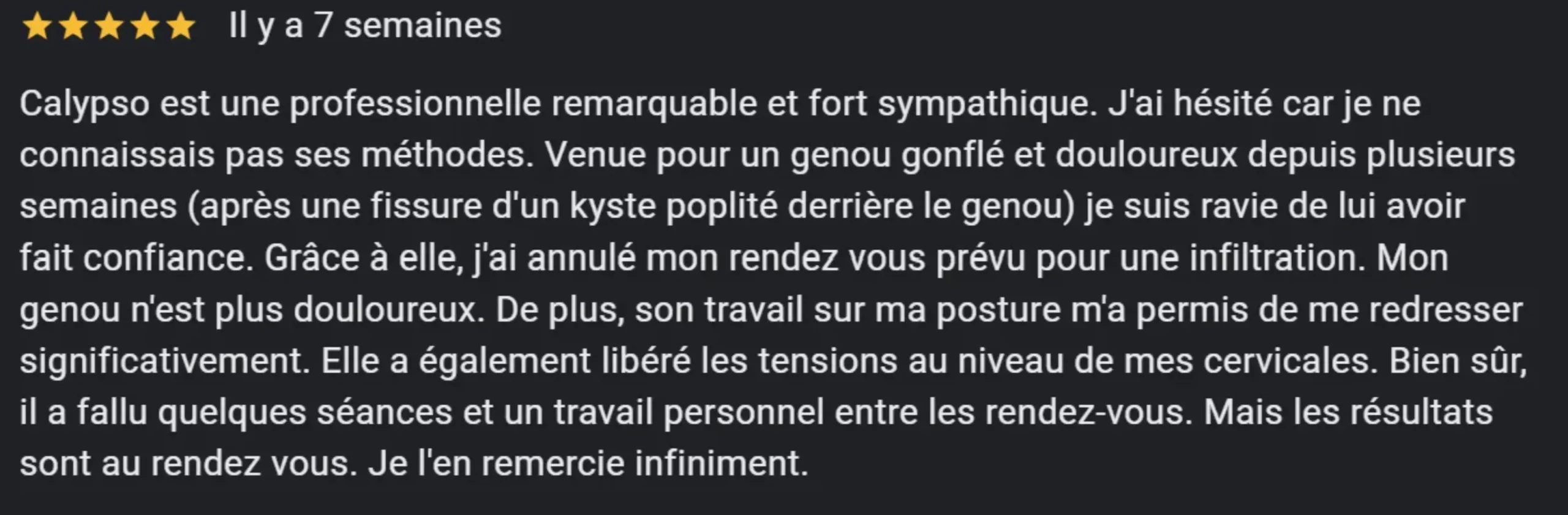 Meilleur chiropracteur sur Nantes aide un patient pour ses douleurs de genou